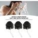 Face Scrubber Super Soft Fiber Bristles Ergonomic Handle 3 Pieces Double-Sided Silicone Facial Cleansing Brush for Daily Deep Pore Cleansing (Black) - Buy Online on GoSupps.com