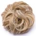 SEGO hair tie dutt hair extensions hair extension updo with rubber band hair part of course thick #27h613 sandy brown & blonde