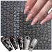 8 Sheets Metallic Nail Art Stickers  Heart Love Nail Decals 3D Self Adhesive Gold Silver Rose Gold White Nail Designs  Heart Nail Sticker for French DIY Nail Decoration Manicure Accessories for Women D 10