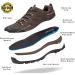 CC-Los Men's Waterproof Hiking Shoes 10.5 Brown | Lace-Free & Lightweight | Size 8-13 | All Day Comfort | 2-Way Closure - Buy Online on GoSupps.com