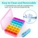 Large Weekly Pill Organizer (7-Day/4-Times-A-Day) with Big Compartments - Pink - Buy Online on GoSupps.com