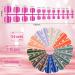 336 Pieces 14 Sets Short False Toenails Press on Toenails Short Square Glossy False Toe Nails Full Cover Square Fake Nails Artificial Toenail Tips for Nail DIY Manicure (Fresh Color) - Buy Online on GoSupps.com