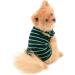 Paidful Summer Striped T-Shirt Vest for Dogs & Cats - Breathable Cotton Sweater for Chihuahua & Yorkshire - Stylish Pet Apparel in XXL Green - Buy Online on GoSupps.com