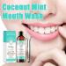 Oralhoe Coconut Mint Mouthwash - Natural Oil Pulling & Tongue Scraper for Enhanced Oral Health (3PCS) - Buy Internationally - Buy Online on GoSupps.com