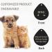 Custom Engraved Dog Tags - Stainless Steel Personalized Pet ID Tags for Dogs & Cats | Various Shapes Available - Buy Online on GoSupps.com