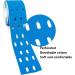 2 Rolls Kinesiology Tape with Breathable Holes Physio Athletic Tape Elastic Sports Tape Muscles Lift Tape for Pain Relief 2" x 16.4 feet/Roll Blue+Beige - Buy Online on GoSupps.com