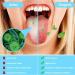 Stainless Steel Tongue Cleaner - Ergonomic Tongue Scraper & Brush for Fresh Breath | International Shipping Available - Buy Online on GoSupps.com