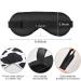 Black White Cow Print Sleep Mask | Light Blocking Eye Mask for Travel & Naps | Adjustable Soft Eye Cover for Men & Women - Buy Online on GoSupps.com