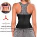 HKDYWTNB Back Brace Lumbar Support Waist Trainer Belt Tummy Control Waist Cincher Trimmer Sauna Sweat Slimming Waist Belt Medium Black - Buy Online on GoSupps.com