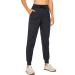 CRZ YOGA Lightweight Workout Joggers for Women, High Waisted Outdoor Running Casual Track Pants with Pockets 28.5'' Small Black