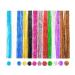 Sparkling Hair Tinsel Strands Kit - 47 Inch, 2400 Strands, 12 Colors - Buy Online on GoSupps.com