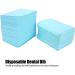 Disposable Dental Bib Mat 125pcs - Blue Dental Bibs for Home Use | International Shipping - Buy Online on GoSupps.com