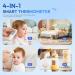 Ear Thermometer for Adults and Kids, Digital Accurate Ear and Forehead Thermometer with Fever Alarm, 1 Second Fast Result, FSA HSA Eligible, Easy to use, 2 in 1 Mode - Buy Online on GoSupps.com