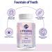 Liposomal Hyaluronic Acid 1000mg Capsules with Tremella Polysaccharides - Skin Hydration & Anti-Aging Supplement - 1Pack - Buy Online on GoSupps.com