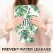 Tropical Summer Palm Leaves Personalized BPA-Free Hot Water Bottle - 2L Large Size for Pain Relief Bed Hands and Feet - Buy Online on GoSupps.com