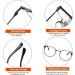 Multifocal Transition Photochromic Progressive Reading Glasses - Blue Light Blocking Metal Multifocus Readers for Men & Women - 2.5x in Black - Buy Online on GoSupps.com