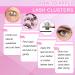 Individual Lash Extensions - Natural Look Cluster Lashes 80pcs D Curl for DIY Open Eyes 10 Pairs - Shop Now - Buy Online on GoSupps.com
