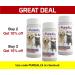 SIMIEN PureAll All-in-One Dog & Cat Probiotics | Hip Joint Pain Relief Formula with Vitamins, Enzymes, Antioxidants, Minerals, Glucosamine, MSM, Chondroitin | 100 Servings | Trusted 37+ Years - Buy Online on GoSupps.com