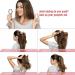 Shop Stylish Ponytail Holders & Volume Enhancers - Crystal Transparent Hair Accessories for Women & Girls - Buy Online on GoSupps.com