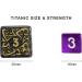 Wiz Dice Titan: Polyhedral Large Dice Set for RPG Games - Includes Wooden Dice Box - DND Jumbo Dice Set - Perfect for Dungeons and Dragons Adventure by Dungeon Master Nyx - Buy Online on GoSupps.com
