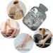 Naanle Rose Skull Halloween Hot Water Bottle - 1L Transparent Hand/Foot Warmer for Pain Relief & Heat Therapy - Buy Online on GoSupps.com