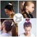 Mrriyai White Hair Tie Scrunch - 8 Elastic Ponytail Holders for Women & Girls | Stylish Hair Accessories - Buy Online on GoSupps.com