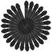 WOONEKY 100pcs Makeup Eyeshadow Brush Makeup Eyeshadow Sponge Double Ended Makeup Brush Makeup Sponge Black