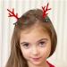 Christmas Antler Hair Clip - Dragon Horn Hair Ornament Antler Hair Accessories Antlers Ears Barrettes for Women Girls Family Puchen Red Antlers - Buy Online on GoSupps.com