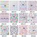 Hot Nail Art Decorations DIY Manicure Nail Stickers Self Adhesive Decals 3D Colorful Heart Love(DP1175) - Buy Online on GoSupps.com
