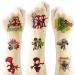 Spidey Temporary Tattoos for Kids 60PC Spidey And His Amazing Friends Tattoos Party Favors Fake Tattoos Stickers Spider Birthday Party Supplies Birthday Decorations Party Activities Reward Gifts (2  x 2 )