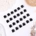 120PCS Mini Hair Claw Clips - Strong Hold Acrylic Tiny Clamps for Thin Hair | Black - Buy Online on GoSupps.com