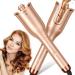 Automatic Curling Iron Automatic Hair Curler with 1" Curling Iron Large Slot & 4 Temperature & 3 Timer Dual Voltage Anti-Tangle Rotating Curling Iron with Auto Shut-Off for Hair Styling