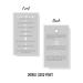 Lash Extension Aftercare Cards | 50 Pack | Double Sided | 3.5x2 inches | Gray & White Design | After Care Instructions for 2-3 Week Fillers - Buy Online on GoSupps.com