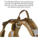 Hurtta Weekend Warrior Harness for Large Dogs - Desert Brown (100-120 cm) - Durable & Comfortable Dog Harness for Outdoor Adventures - Buy Online on GoSupps.com