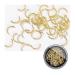 FEIlei Star Moon Nail Charms Metal Rivet Nail Rhinestones for DIY Nail Art Decorations