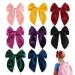 8 pieces large hair loop loop hair loop for toddlers loop hair accessories for girls for daily life birthday celebrations excursions