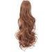 S-noilite Curly Wavy Ponytail Extension Clip in Hair 18 Synthetic Hairpieces Light Auburn - 145g - Buy Online on GoSupps.com