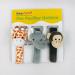 Animal Pacifier Clip Holder Baby Gift Set (3 Pack) - Giraffe, Elephant, Monkey - Boy or Girl - Buy Online on GoSupps.com