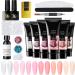 Nail Adhesive Gel | Builder Gel for Extensions with Glue 6 Colors | Multifunctional Long-Lasting Art Design Tips and Decorations for Professional Enthusiasts and Adults - Buy Online on GoSupps.com