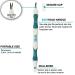 Trim Nail Cuticle Pusher & Remover Dual-Ended Trimmer Tool - Non-Slip Grip, Ergonomic Design - Nail Care Essential (White) - Buy Online on GoSupps.com