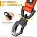 Oneigris Bolt Short Guide Dog Leash 30cm | Reflective Nylon Tiger Tooth Clip Soft Upholstery | Ideal for Medium & Large Dogs | Orange - Buy Online on GoSupps.com