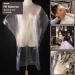 Buy O'Woda Disposable Hairdressing Aprons - 50 Waterproof Salon Cuttings 130x160cm Transparent Ideal for Adults & Children - Buy Online on GoSupps.com