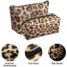 Reusable Leopard Print Makeup Bag Set | Water-Resistant Travel Cosmetic Bags - International Shipping - Buy Online on GoSupps.com