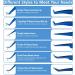 PHLASH TOOLS Pack of 6 Eyelash Extension Tweezers Set - Professional Japanese Stainless Steel Kit for Precision Lash Application - Curved, Straight, Isolation, L-Type, Volume Tweezers - Blue - Buy Online on GoSupps.com