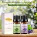 Sedbuwza Lavender Peppermint Essential Oil Set 100% Pure Aromatherapy Gift Oils for Skin Massage Diffuser Aromatherapy Peppermint + Lavender - Buy Online on GoSupps.com
