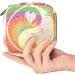 Hippie Style Peace Yin Yang Batik Storage Bag | Portable Menstrual Cup Pocket with Zipper for Teens & Women - Buy Online on GoSupps.com
