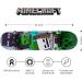 Minecraft 31 Skateboard - 9-Ply Maple Deck for Cruising, Carving, Tricks, and Downhill Mob - Buy Online on GoSupps.com