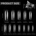 240 Pieces Reusable Nail Forms for Acrylic Nails - Clear Dual Fake Nail Art Molds - Extension Tool Kit with Scale Clips and Brush Pen - 12 Sizes for Gel and UV Nails - Buy Online on GoSupps.com