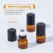 BENECREAT 30 Pack 1ml Glass Roll Bottles for Essential Oils - Mini Amber Bottles with Accessories & Labels - Buy Online on GoSupps.com