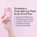 W7 Sweet Dreams Lip Scrub & Overnight Lip Mask Duo - 2 Piece Set - Strawberry Flavour - Exfoliate Condition Soothe & Hydrate 1 count (Pack of 2) Strawberry - Buy Online on GoSupps.com